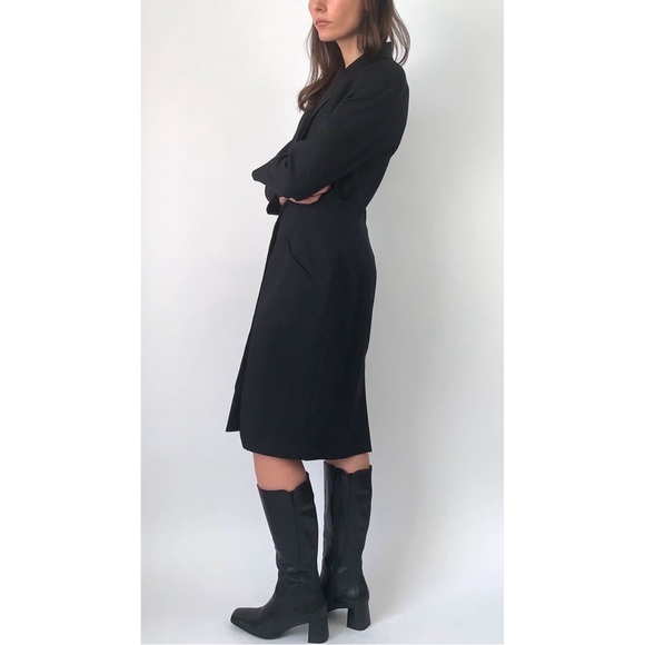 VINTAGE 80s BLAZER DRESS - Picture 4 of 4